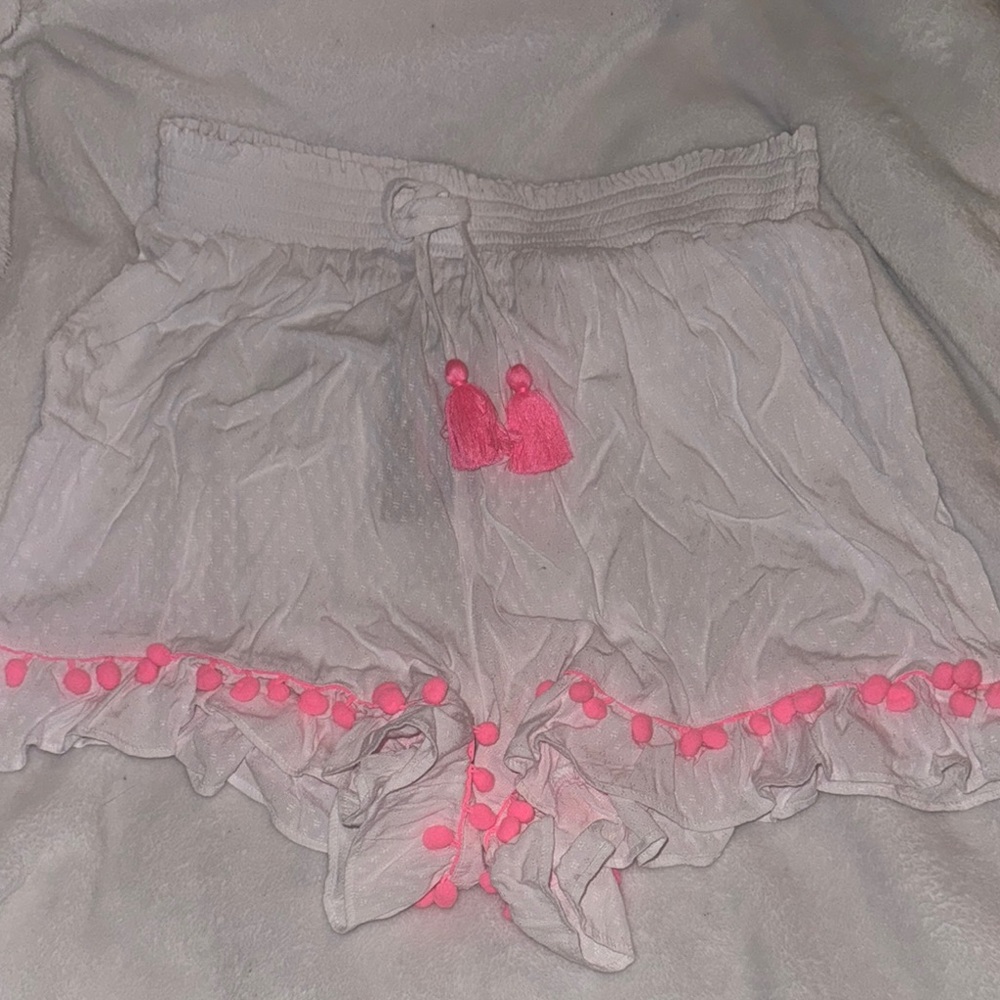 Crown & Ivy Shorts with Pink Accents